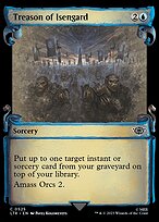 Treason of Isengard [Scroll Showcase Silver Foil]