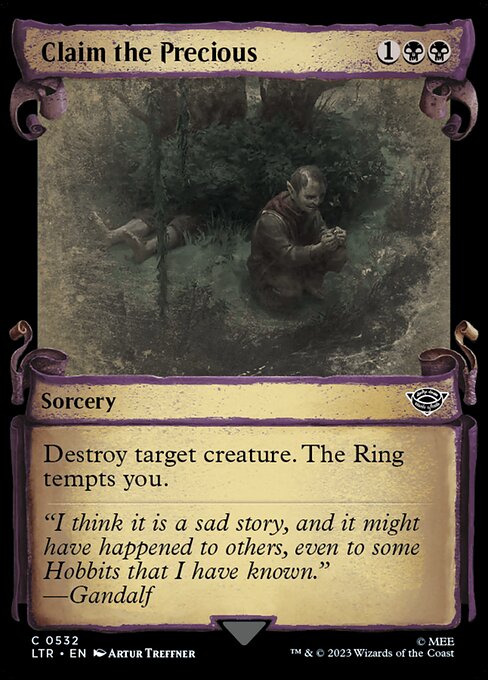 Claim the Precious [Scroll Showcase Silver Foil]