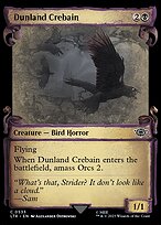 Dunland Crebain [Scroll Showcase Silver Foil]