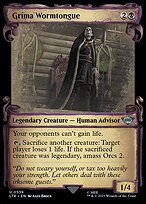 Gríma Wormtongue [Scroll Showcase Silver Foil]