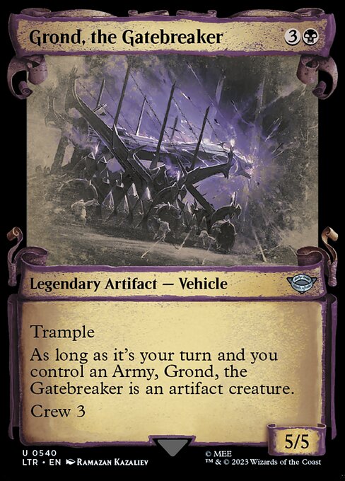 Grond, the Gatebreaker [Scroll Showcase Silver Foil]