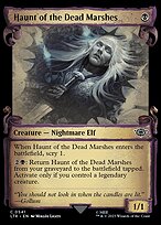 Haunt of the Dead Marshes [Scroll Showcase Silver Foil]