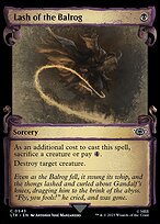 Lash of the Balrog [Scroll Showcase Silver Foil]