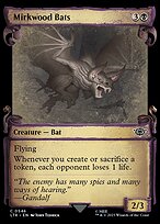 Mirkwood Bats [Scroll Showcase Silver Foil]