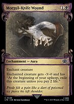 Morgul-Knife Wound [Scroll Showcase Silver Foil]