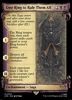 One Ring to Rule Them All [Scroll Showcase Silver Foil]