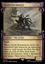 Orcish Bowmasters [Scroll Showcase Silver Foil]