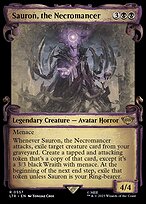 Sauron, the Necromancer [Scroll Showcase Silver Foil]