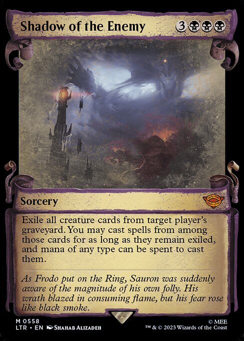 Shadow of the Enemy [Scroll Showcase Silver Foil]