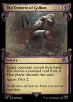 The Torment of Gollum [Scroll Showcase Silver Foil]