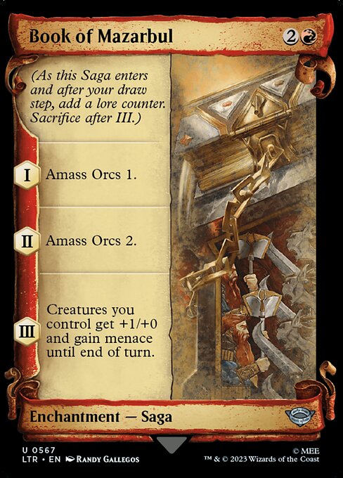 Book of Mazarbul [Scroll Showcase Silver Foil]