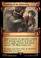 Breaking of the Fellowship [Scroll Showcase Silver Foil]