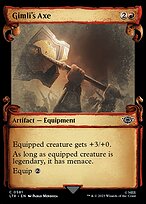 Gimli's Axe [Scroll Showcase Silver Foil]