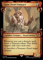 Glóin, Dwarf Emissary [Scroll Showcase Silver Foil]