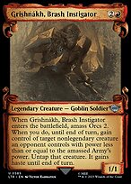 Grishnákh, Brash Instigator [Scroll Showcase Silver Foil]