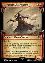 Haradrim Spearmaster [Scroll Showcase Silver Foil]