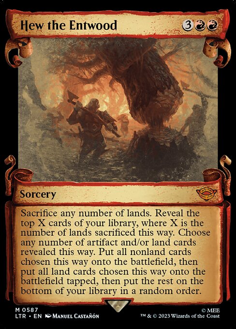 Hew the Entwood [Scroll Showcase Silver Foil]