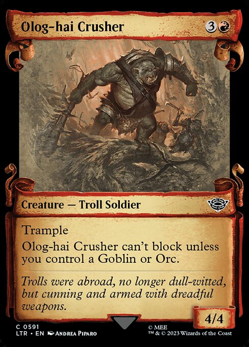 Olog-hai Crusher [Scroll Showcase Silver Foil]
