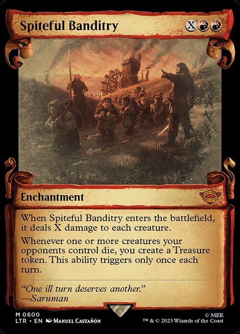 Spiteful Banditry [Scroll Showcase Silver Foil]