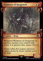 Warbeast of Gorgoroth [Scroll Showcase Silver Foil]