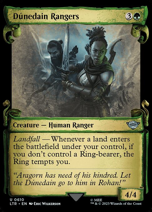 Dúnedain Rangers [Scroll Showcase Silver Foil]