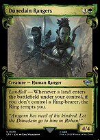 Dúnedain Rangers [Scroll Showcase Silver Foil]