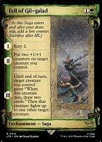 Fall of Gil-galad [Scroll Showcase Silver Foil]