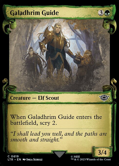 Galadhrim Guide [Scroll Showcase Silver Foil]