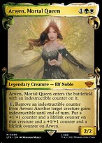 Arwen, Mortal Queen [Scroll Showcase Silver Foil]