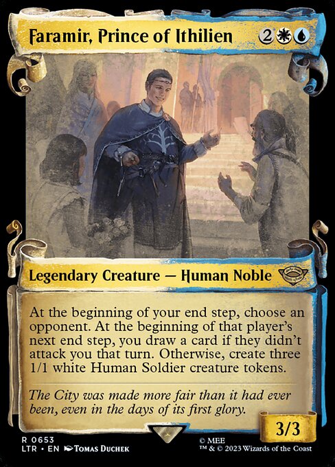Faramir, Prince of Ithilien [Scroll Showcase Silver Foil]