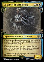 Galadriel of Lothlórien [Scroll Showcase Silver Foil]
