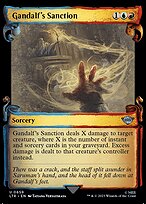 Gandalf's Sanction [Scroll Showcase Silver Foil]
