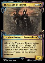 The Mouth of Sauron [Scroll Showcase Silver Foil]
