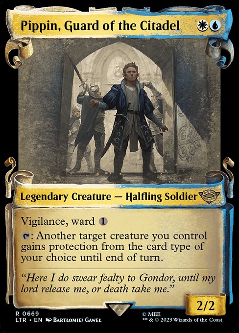 Pippin, Guard of the Citadel [Scroll Showcase Silver Foil]