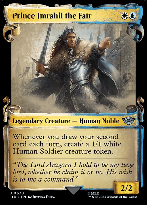 Prince Imrahil the Fair [Scroll Showcase Silver Foil]
