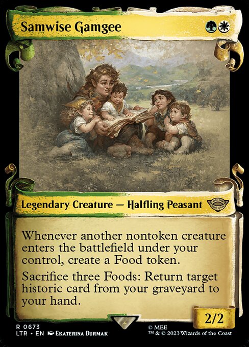 Samwise Gamgee [Scroll Showcase Silver Foil]