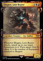 Shagrat, Loot Bearer [Scroll Showcase Silver Foil]