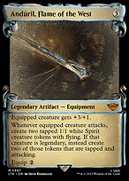 Andúril, Flame of the West [Scroll Showcase Silver Foil]