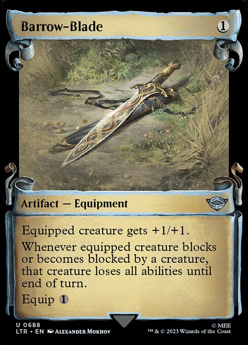 Barrow-Blade [Scroll Showcase Silver Foil]