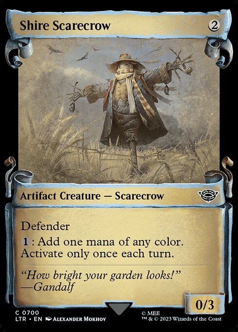 Shire Scarecrow [Scroll Showcase Silver Foil]