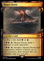 Mount Doom [Scroll Showcase Silver Foil]