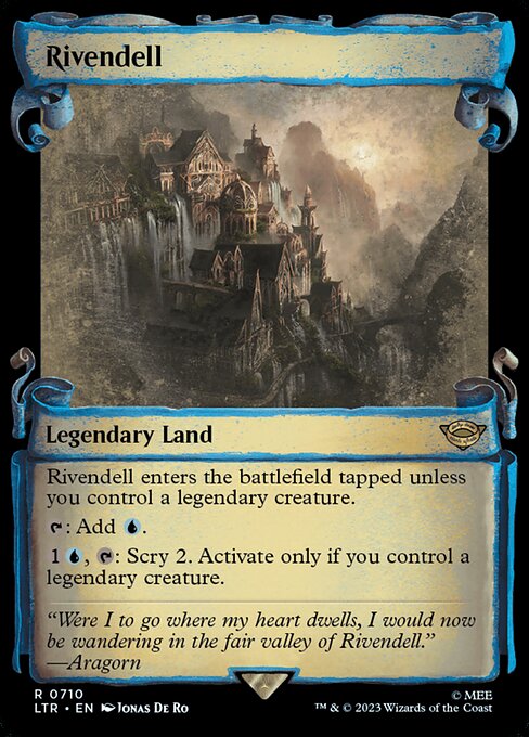 Rivendell [Scroll Showcase Silver Foil]