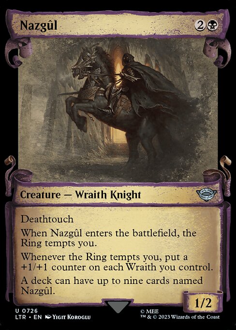 Nazgûl [Scroll Showcase Silver Foil]