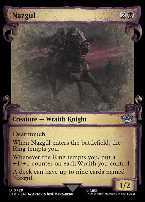 Nazgûl [Scroll Showcase Silver Foil]