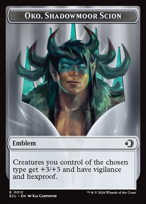 Oko, Shadowmoor Scion Emblem Token TECL
