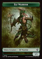 Elf Warrior Token TECC