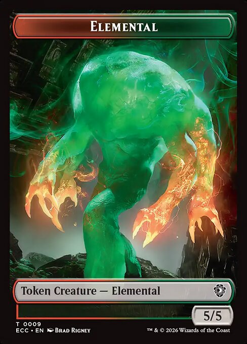 Elemental Token TECC