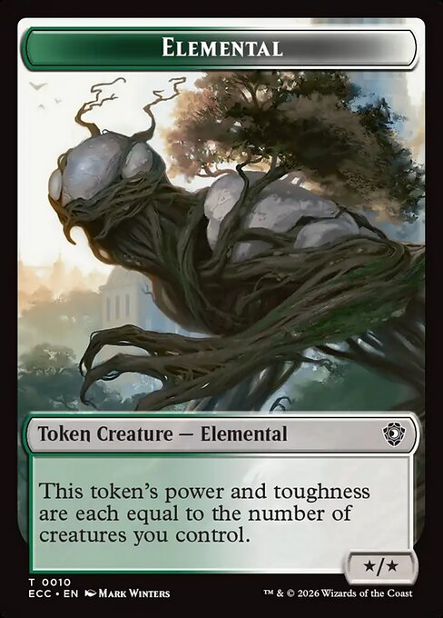Elemental Token TECC