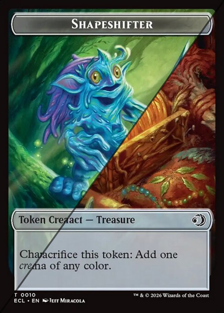 Shapeshifter Token  // Treasure Token TECL  [Foil]