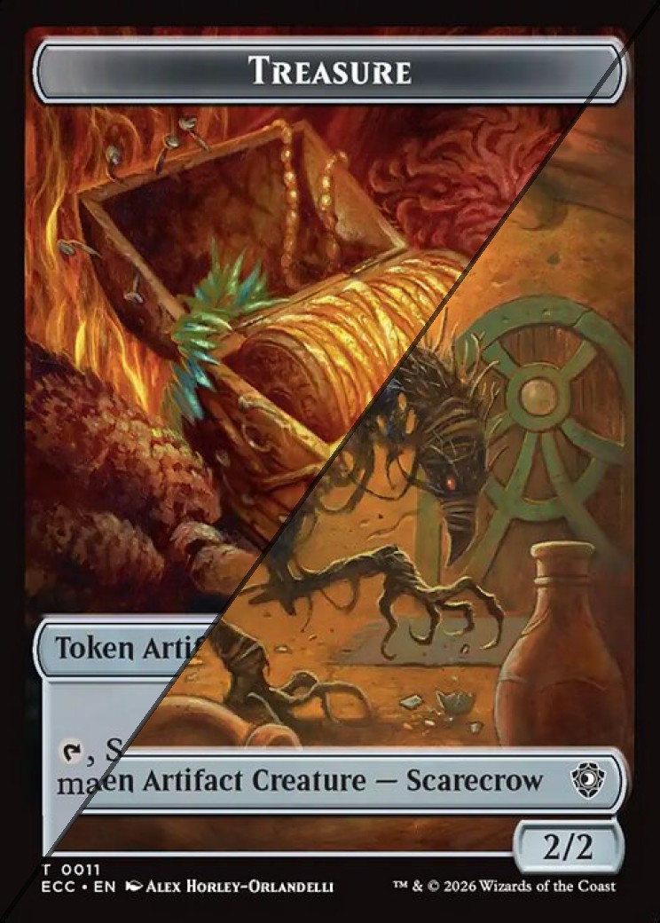 Treasure Token  // Scarecrow Token TECC  [Foil]